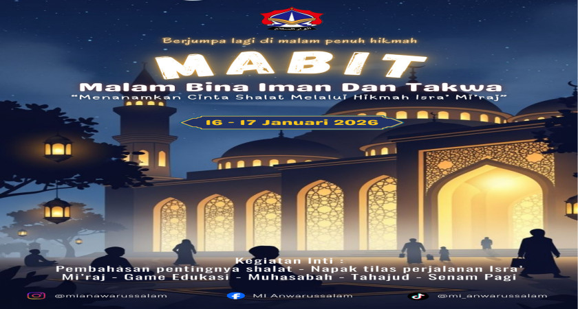 Menjemput Cahaya Iman: Khidmatnya Malam Bina Iman dan Taqwa (MABIT) MI Anwarussalam Padalarang